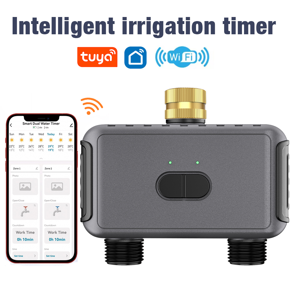 Smart Garden Kit - Timer Irrigazione Automatico WiFi con Doppio