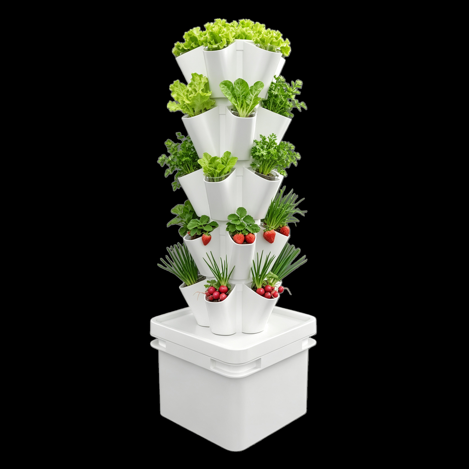 Hydroponic Tower - Torre Idroponica da Tavolo 8L, Attrezzatura