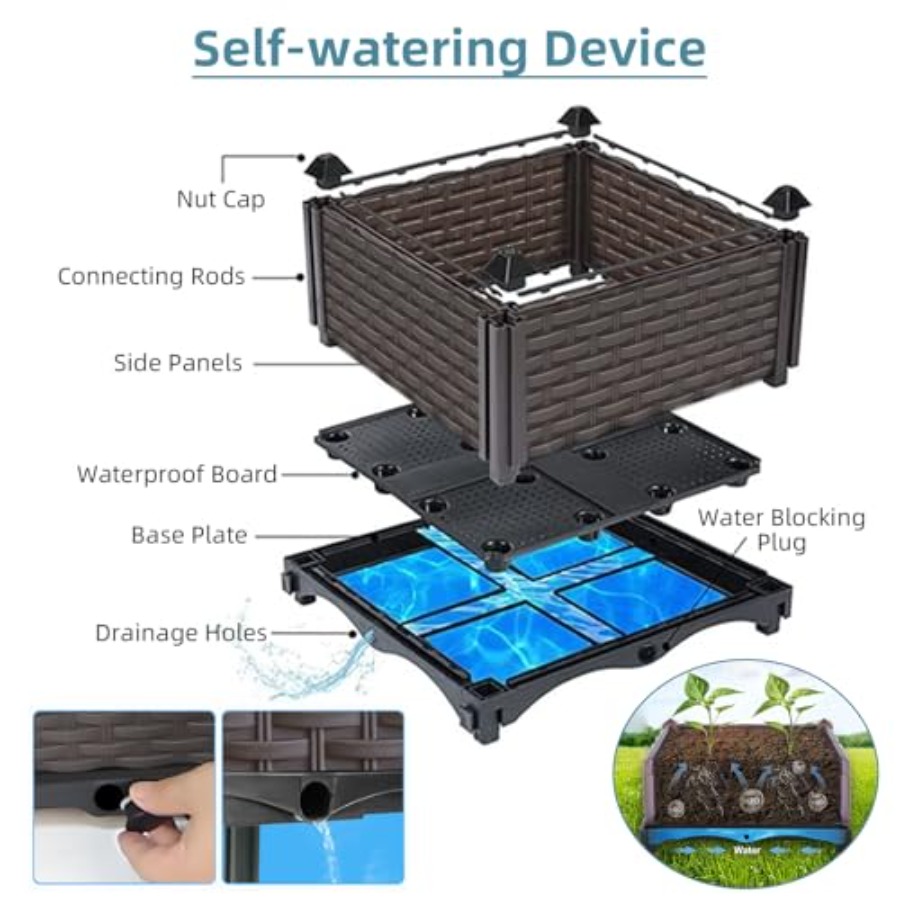 Fioriera rialzata autoirrigant - Self Watering Planter recensione e prezzo