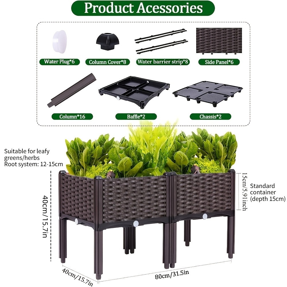 Fioriera Rialzata da Giardino, - Automatic Watering recensione e prezzo
